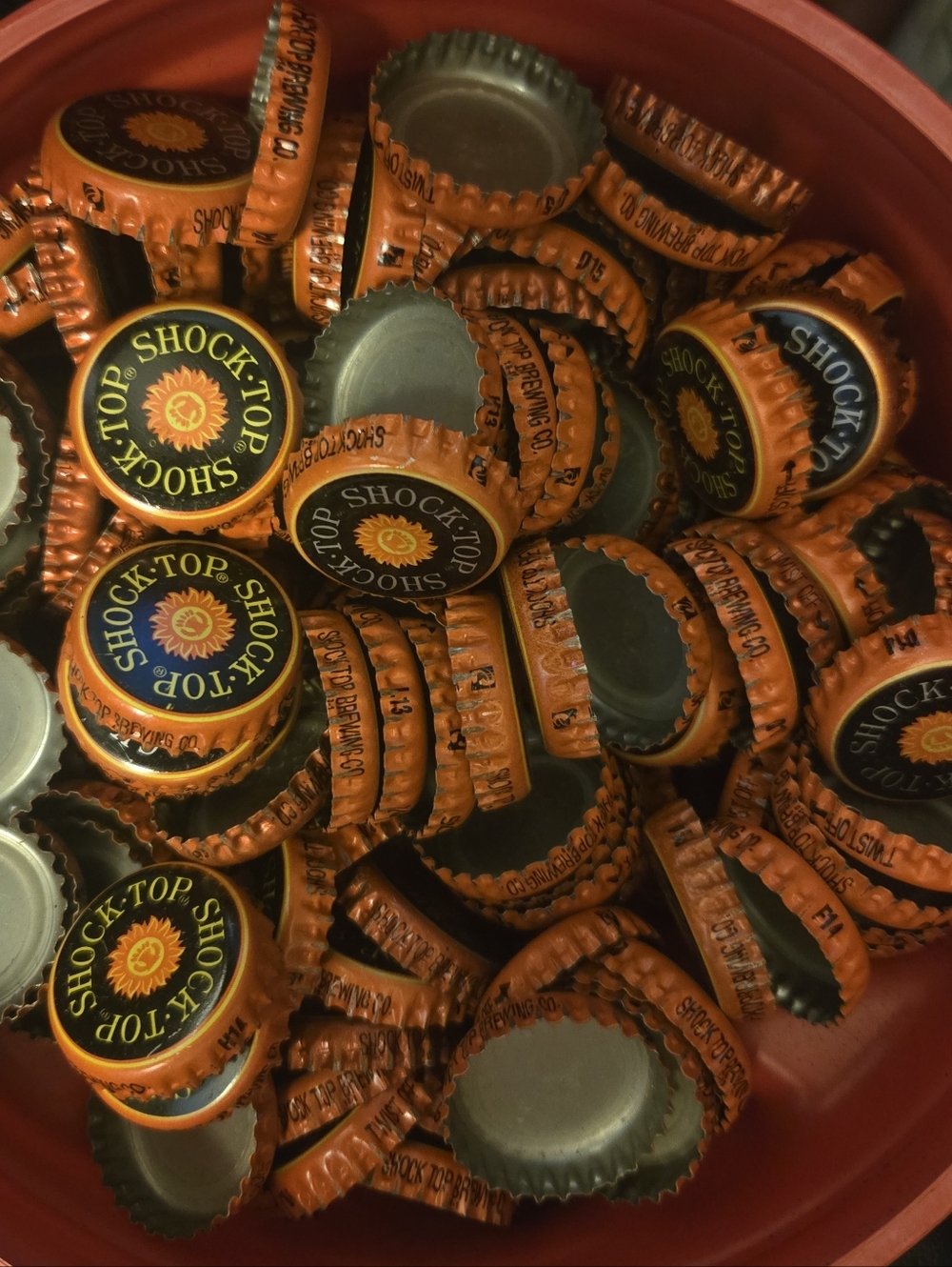 Shock Top Orange Bottle Caps 2LBS
